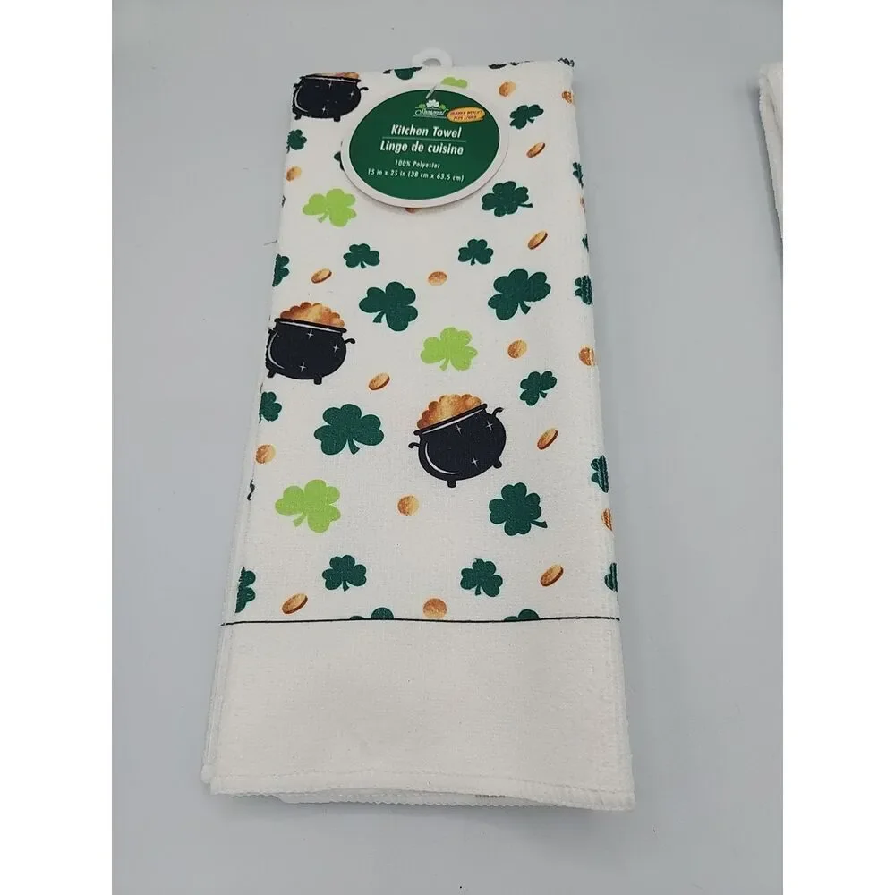 Kitchen Towel Microfiber Set Saint Patrick's Day